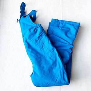 Lands End Kids Squall Waterproof Insulated Iron
Knee Snow Bibs in Nautical Blue